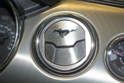 A/C Vent Trim Kit Brushed w/Etched Pony for 2015 Mustang